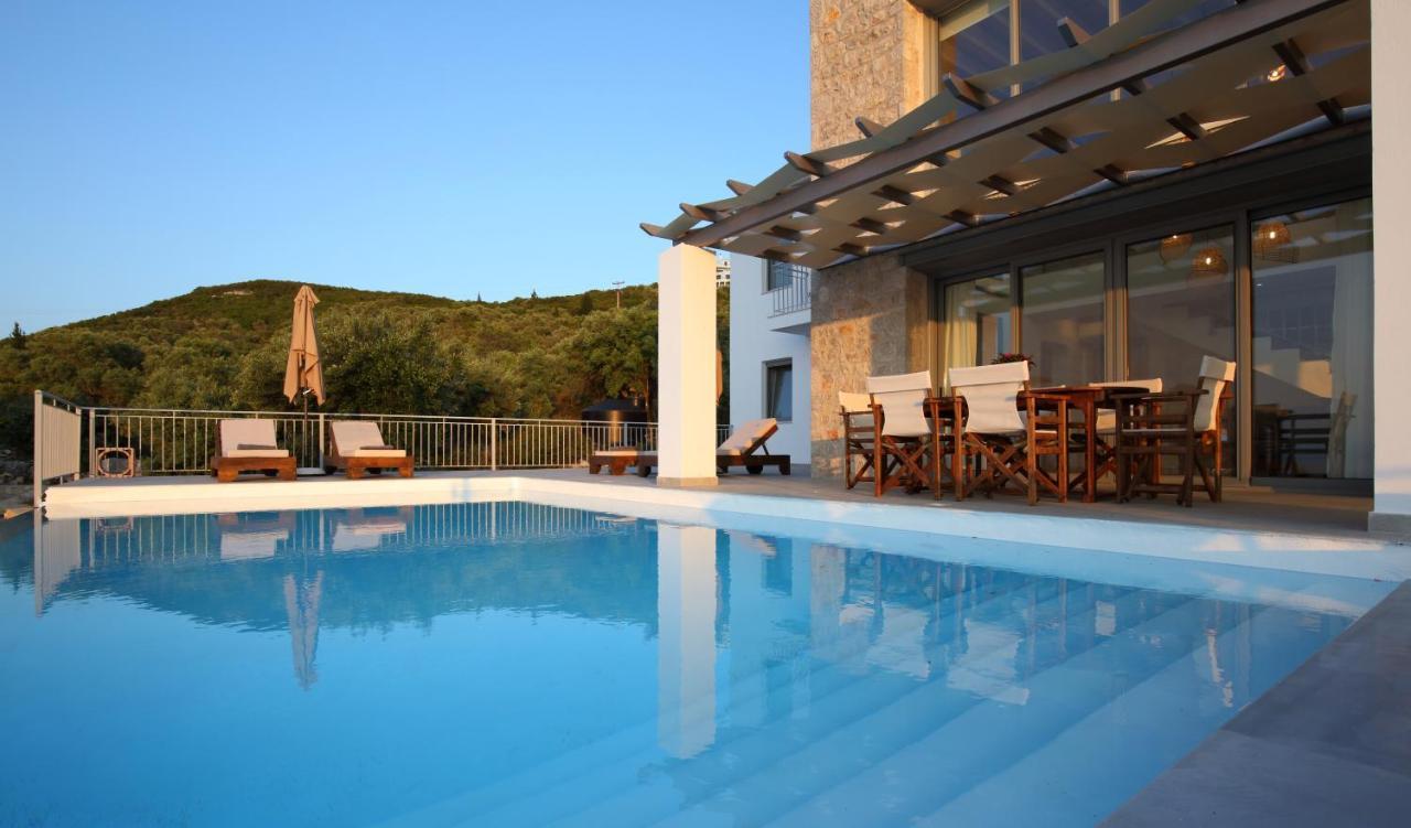 Tsakmakis Villas Luxury- Panoramic Sea View - Lefkada Tsoukaládhes Eksteriør billede