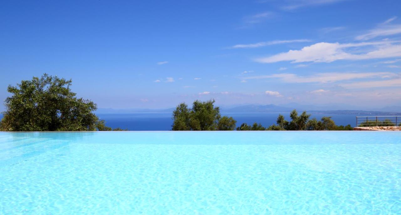 Tsakmakis Villas Luxury- Panoramic Sea View - Lefkada Tsoukaládhes Eksteriør billede