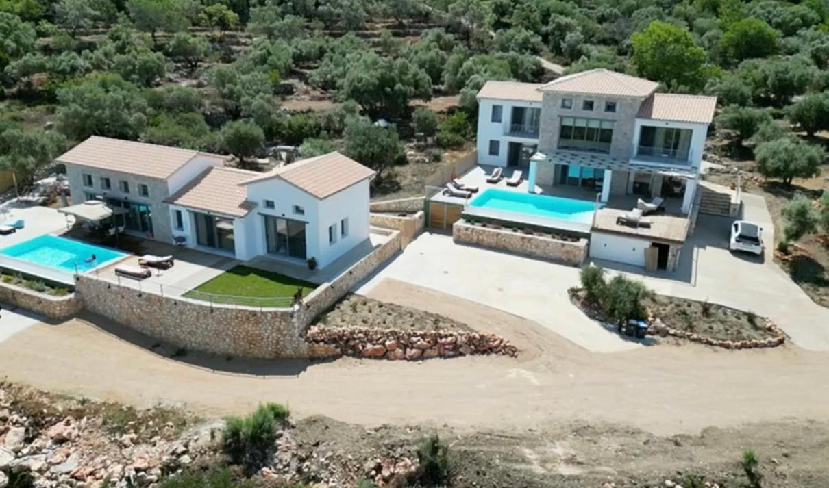 Tsakmakis Villas Luxury- Panoramic Sea View - Lefkada Tsoukaládhes Eksteriør billede