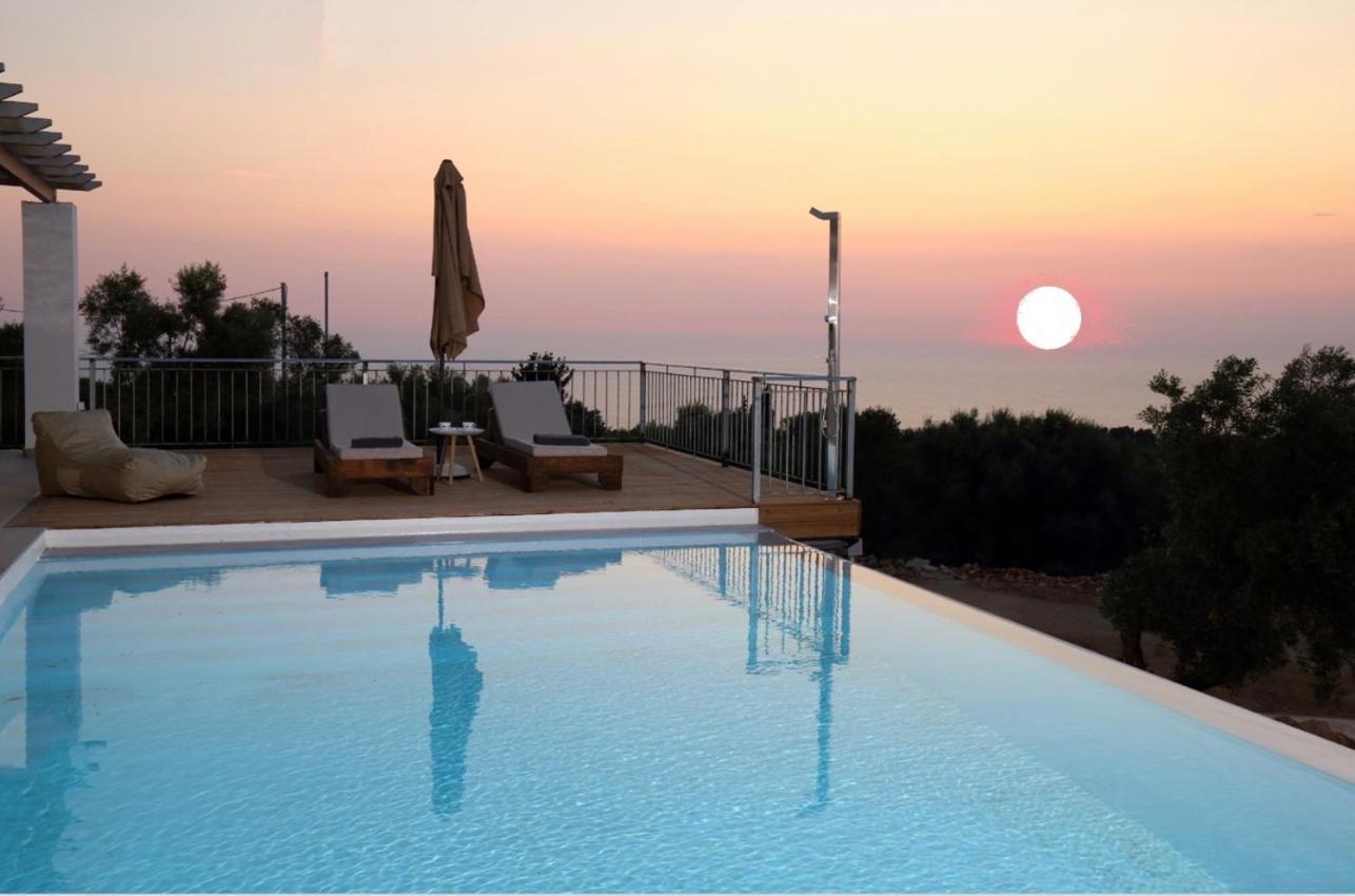 Tsakmakis Villas Luxury- Panoramic Sea View - Lefkada Tsoukaládhes Eksteriør billede